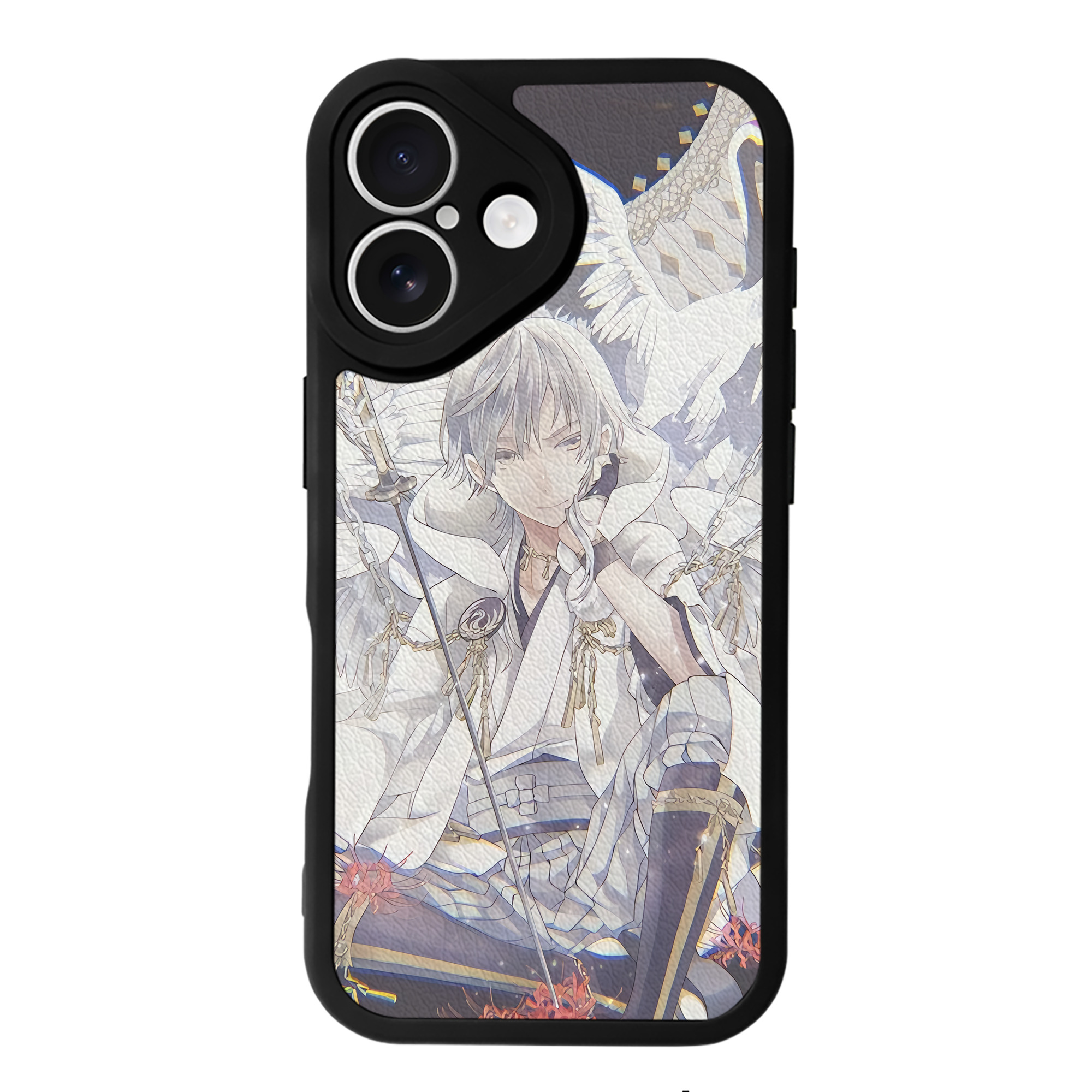 （画像用） 刀剣乱舞 Touken Ranbu 【iPhone 16シリーズ対応】シリコンスマホケース（レザー調） 材質：シリコン
